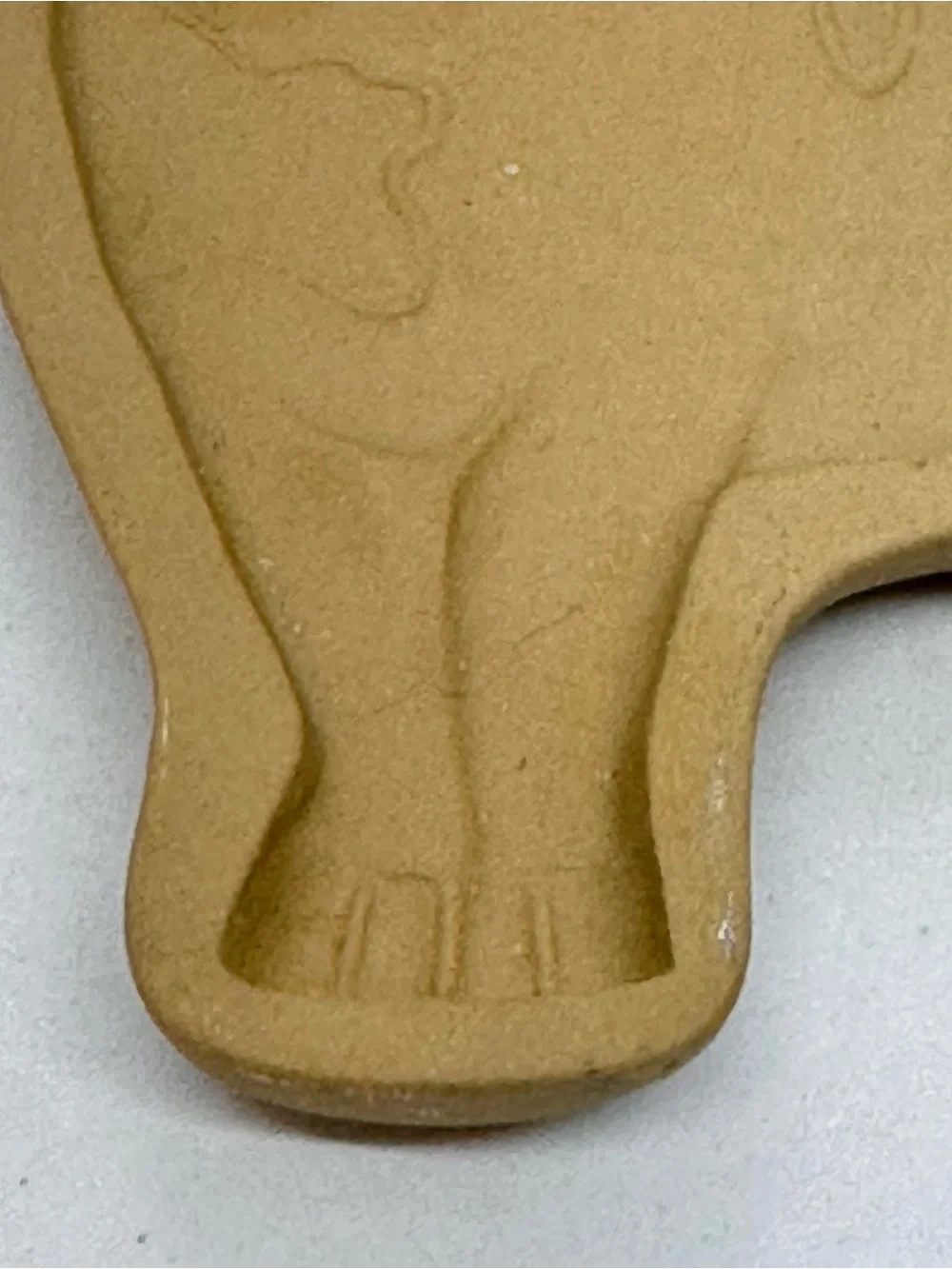 Vintage 1986 Brown Bag Cookie Art Cow Mold Hill Design Inc. Stoneware Grannycore